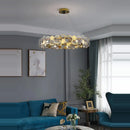 GobekUsa Gold Iron Glass Chandelier Lighting for Dinning Room