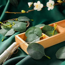 GobekUsa Artificial Roses and Eucalyptus Home Wedding Christmas Decor Flowers