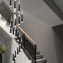 GobekUsa LED Chandelier Lighting for Staircase in Gold/Black/Silver/Coffe - Duplex & Villa Attic Suitable