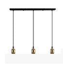 GobekUsa Industrial Loft LED Bar Pendant Light with E27 Socket for Kitchen Dining Room