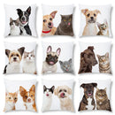 GobekUsa Co-Pattern Series Peach Skin Pillowcase - 45X45CM - Custom Bedside & Sofa Pillowcase