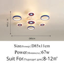 GobekUsa LED Ceiling Light for Kid's Room Chandelier Bedroom Decorative Lamp