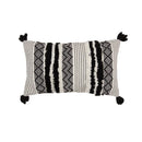 GobekUsa Boho Jacquard Cushion Cover in Blue Yellow Black Woven for Home Decor