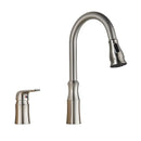 GobekUsa Brass Black Kitchen Faucet Pull Out Mixer Taps Hot/Cold Water Cranes
