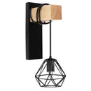 GobekUsa Artistic Metal Iron Wall Lamp for Bedroom Livingroom Restaurant Bar Sconce