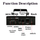 GobekUsa Beam Stroboscope Laser Music Light Effect Projector for Home Party