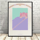 GobekUsa Grand Budapest Hotel Minimalist Wall Poster for Stylish Home Decor