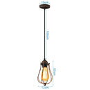 GobekUsa Adjustable Industrial Wall Light Rustic Wire Metal Cage Sconce