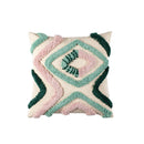 GobekUsa Geometric Embroidery Tassel Cushion Case 45x45cm Home Decor Pillow Case