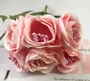 GobekUsa Artificial Peony Tea Rose Camellia Silk Flowers for Home Garden Wedding