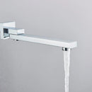 GobekUsa Brass Chrome/Black Bronze Swivel Shower Faucet Spout Wall Mount Bathroom Accessory