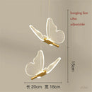 GobekUsa Acrylic Butterfly LED Pendant Light - Modern Luxury Designer Fixture