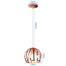 GobekUsa Industrial Pendant Lights E27 LED Hanging Lamp Modern Loft Lighting for Home