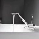 GobekUsa Black Basin Faucet: Modern Single Handle Waterfall Mixer Tap for Bathroom