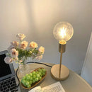 GobekUsa Golden Modern LED Desk Lamp, College Dorm Study Table Light
