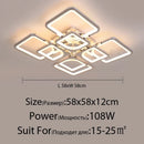 GobekUsa LED Chandelier: Remote Dimmable Indoor Lighting for Bedroom, Restaurant, Living Room