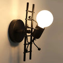 GobekUsa Creative LED Wall Light Indoor Wall Sconce Modern Art Decor Iron E27