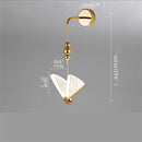 GobekUsa Butterfly Wall Lights: Nordic LED Sconces Modern Lamps Fixtures for Home Decor