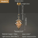 GobekUsa Crystal Chandelier: Nordic Luxury Pendant Lighting for Dining Room, Bedroom, and Bar