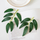 GobekUsa Green Silk Willow Leaves Flowers for Home Wedding Decoration