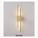 GobekUsa Golden LED Wall Lamp for Elegant Home and Hotel Lighting