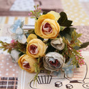 GobekUsa Autumn Silk Tea Rose Gerbera Daisy for Wedding and Home Decor
