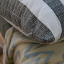GobekUsa Linen Stripe Cushion Cover - 45x45cm & 30x50cm Home Decor for Living Room