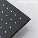 GobekUsa 16"x32" LED Rainfall Shower Head - Color Changing Luxury Square Design