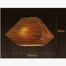 GobekUsa Chinese Paper Honeycomb Pendant Lights Cardboard Personalized Home Decor Luminaire