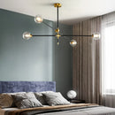 GobekUsa Geometric Glass Ball Chandelier: Post-modern LED Pendant Lights for Stylish Decor