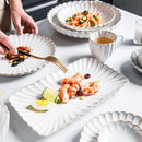 GobekUsa Ceramic White Glaze Dinnerware Set