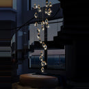 GobekUsa Crystal Stone Copper Chandelier - LED Postmodern 2025 Lighting for Staircase