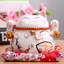 GobekUsa Ceramic Maneki Neko Piggy Bank: Creative Home Decor & Lucky Cat Business Gift