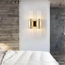 GobekUsa Iron Glass Lamps: Modern Nordic Wall Sconce Light Fixture for Living Room, Bedroom, Stairway