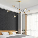 GobekUsa Geometric Glass Ball Chandelier: Post-modern LED Pendant Lights for Stylish Decor