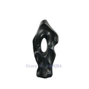 GobekUsa Black & White Abstract Ceramic Vase - Handcrafted Hollow Out Hole Design