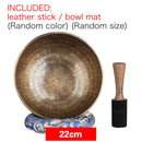 GobekUsa 24cm Tibetan Singing Bowl for Yoga Music Therapy and Meditation