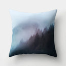 GobekUsa Green Tropical Leaves Forest Pillowcase - Natural Mountain Ocean Wave Decor