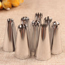 GobekUsa Big Size Russian Pastry Nozzles Cake Cupcake Decorator Set