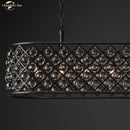 GobekUsa Glass Drop Chandelier Pendant Lights for Living Dining Room