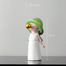 GobekUsa Bubble Gum Blowing Character Statue for Modern Home Decor