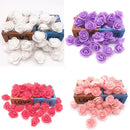 GobekUsa Handmade Foam Rose Flower Heads | 100Pcs Wedding Craft Decoration