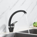 GobekUsa Beige Brass Kitchen Faucet 360 Swivel Spout Single Handle Mixer Tap