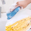 GobekUsa Kitchen Cleaning Set: Non-Stick Scouring Pad, Linoleum Cloth, Towel, Sponge & Dish Cloth