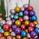 5" Chrome Golden Balloons for Wedding Party Decor by GobekUsa - Pack of 10