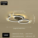 GobekUsa Luxe Butterfly LED Ceiling Lamp: Modern, Bright & Elegant Atmosphere
