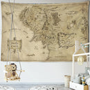GobekUsa Antique Pirate Treasure Map Tapestry Wall Hanging Hippie Boho Decor