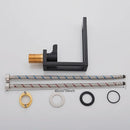 GobekUsa Black Basin Faucet: Brass Bathroom Mixer for Vessel Sink, Cold Hot Water