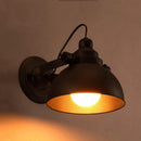 GobekUsa Industrial Black Wall Sconce E27 Wall Lamp for Indoor Lighting, Adjustable Retro Loft Bedside
