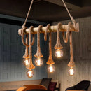 GobekUsa Hemp Rope Pendant Lights | E27 Bulb | Creative Hanging Lamp for Home and Kitchen